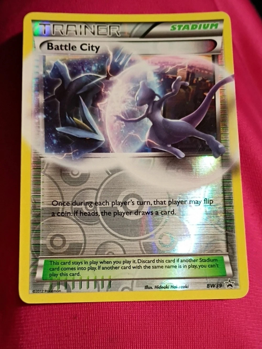 Pokemon Battle City BW39 Trading Card Holo